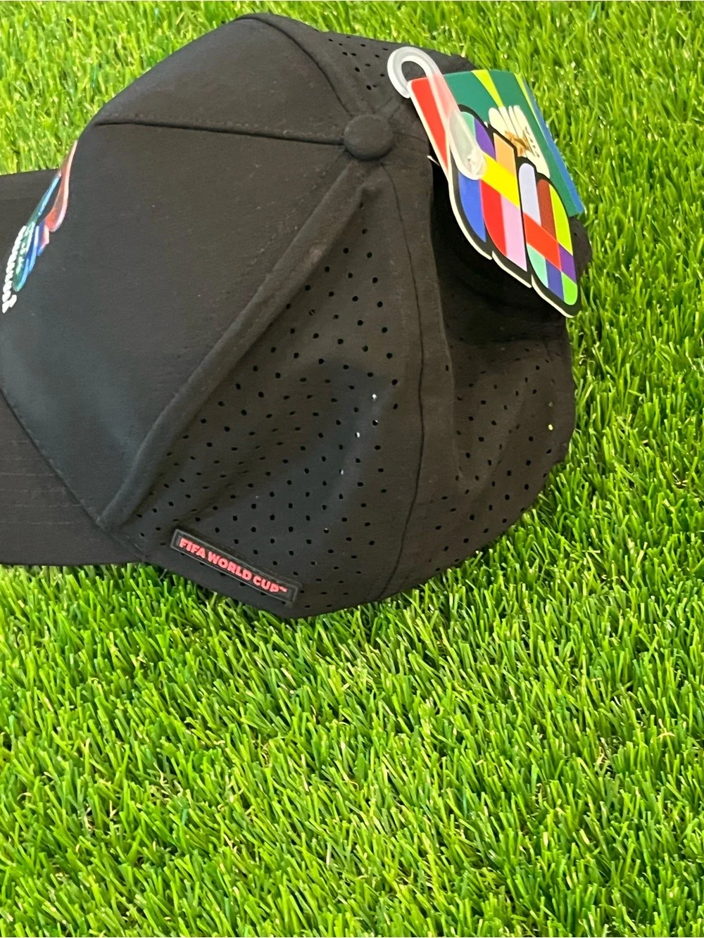 Official FIFA World Cup 2026 C3-R Water Resistant Snapback Cap Black - NWT